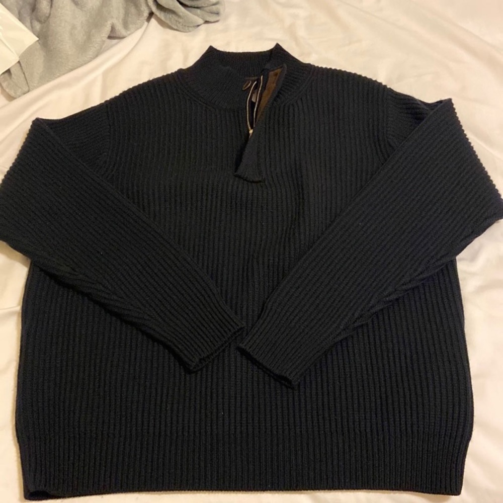Dunhill Wool 1/4 Zip Sweater